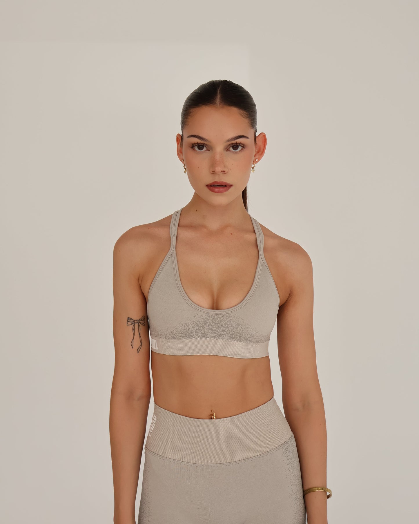 Recoil Crop Top - Bone