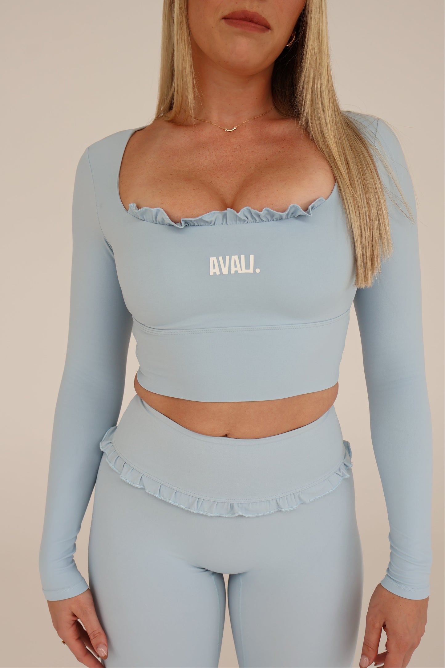 Frill Long Sleeve - Moon White