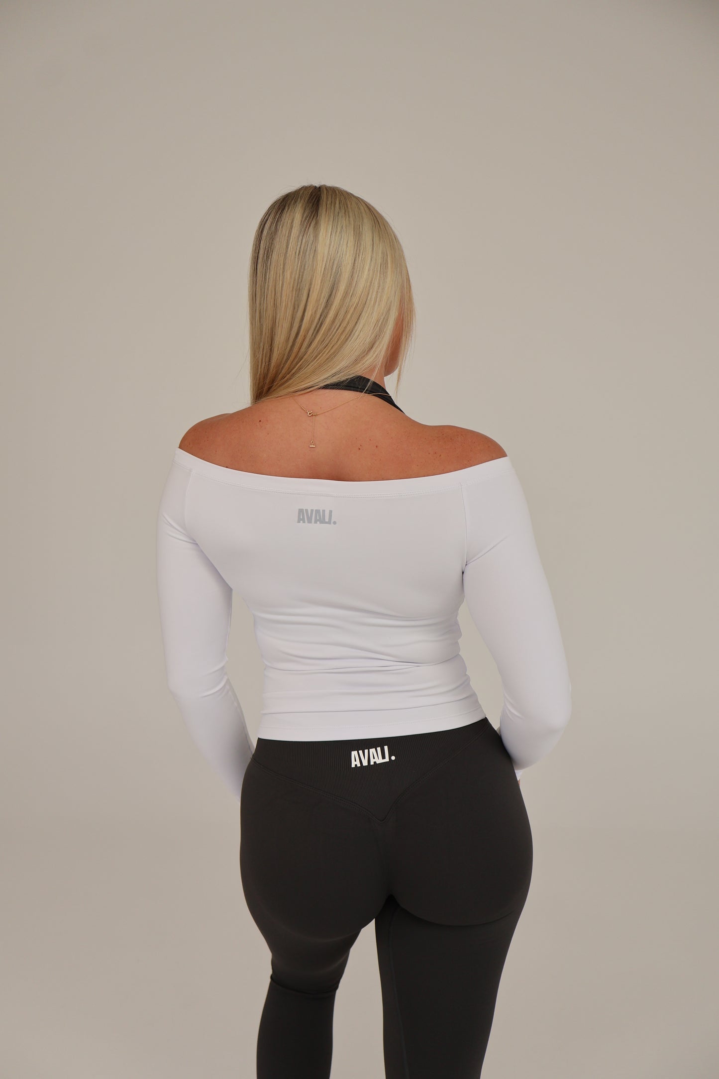 Off the Shoulder Long Sleeve - White