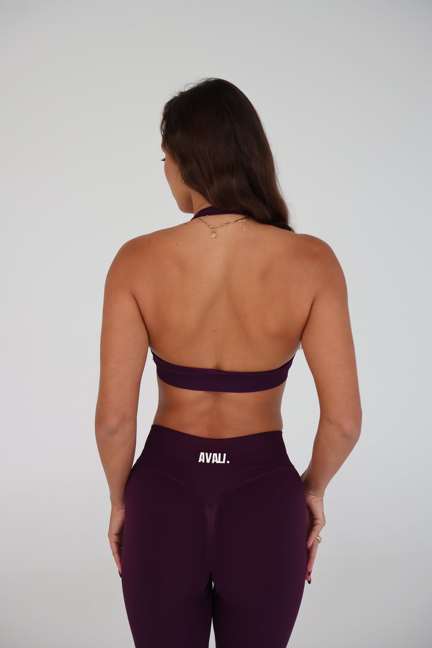 Elevate Crop Top - Plum