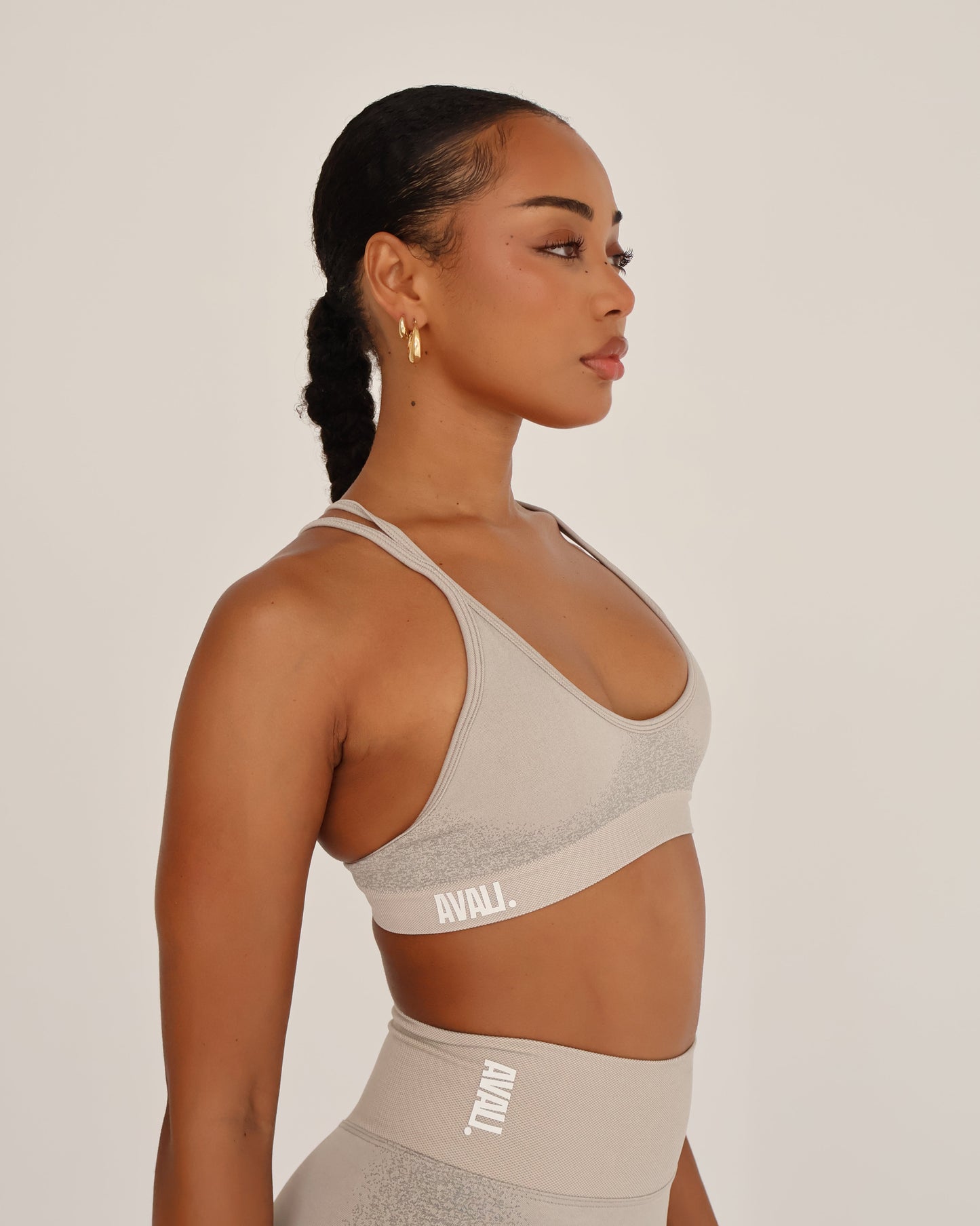Recoil Crop Top - Bone