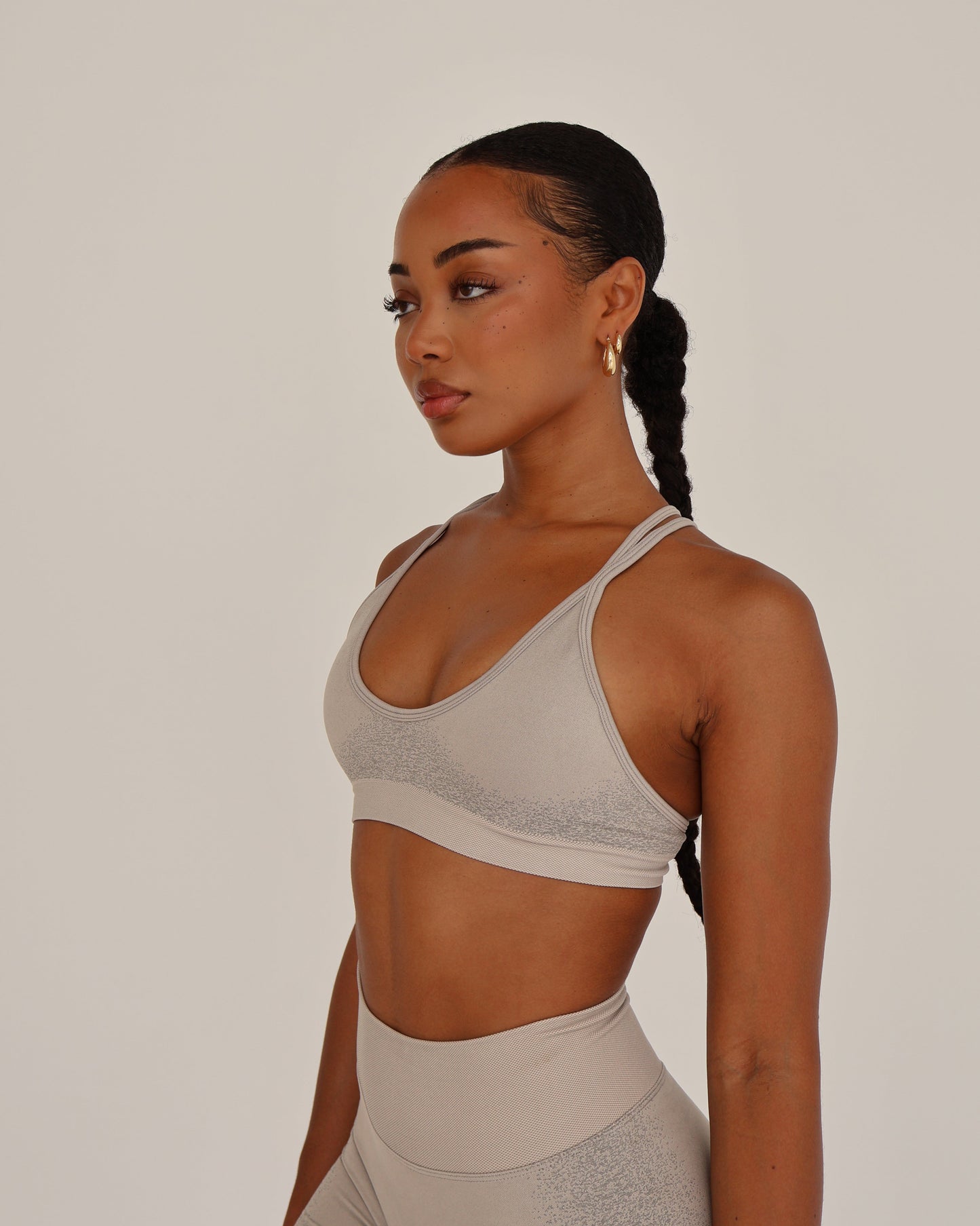 Recoil Crop Top - Bone