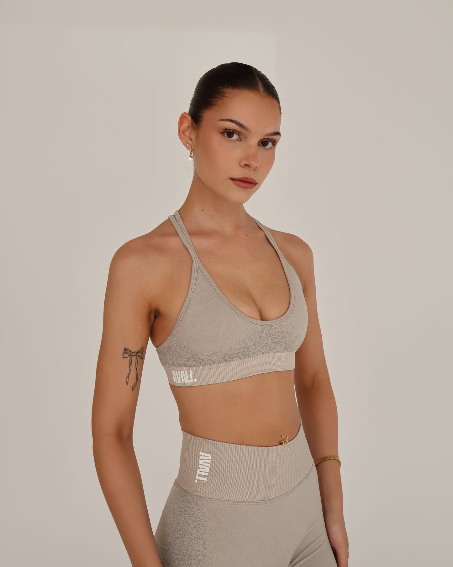 Recoil Crop Top - Bone