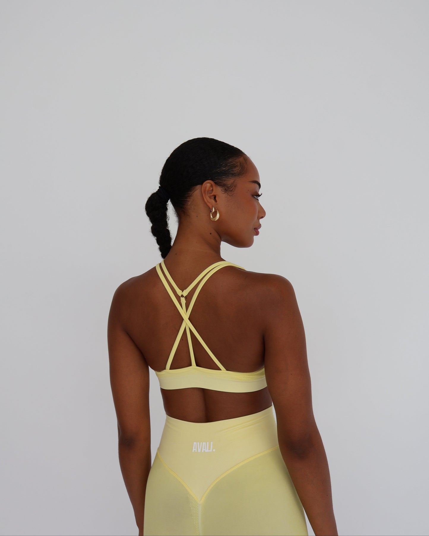 Recoil Crop Top - Lemon