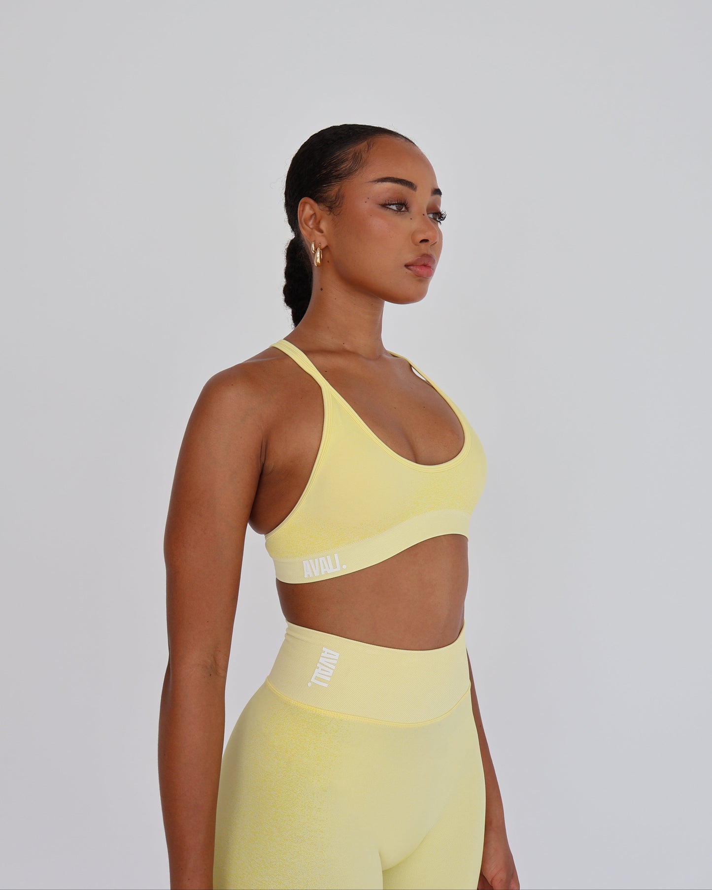 Recoil Crop Top - Lemon