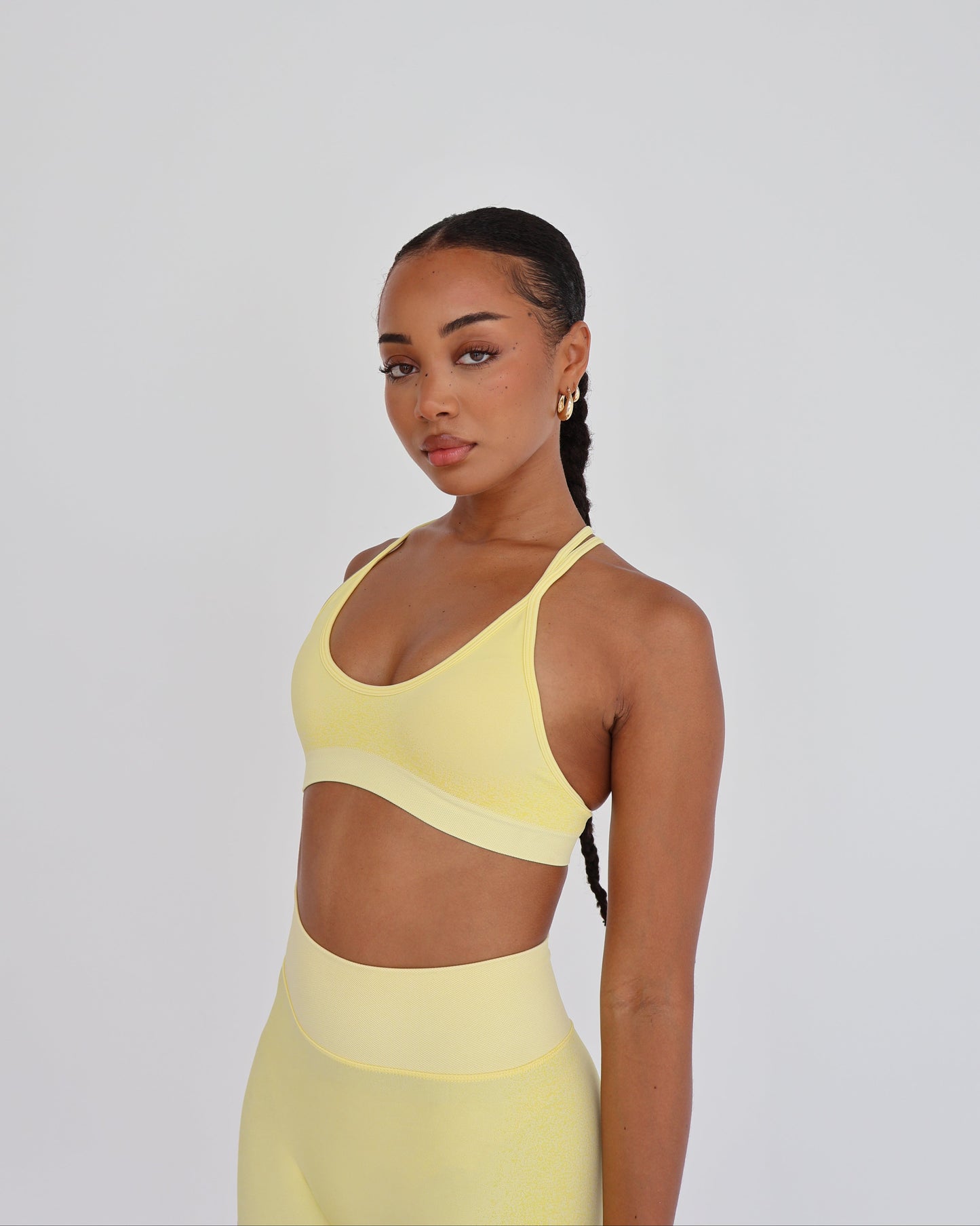 Recoil Crop Top - Lemon
