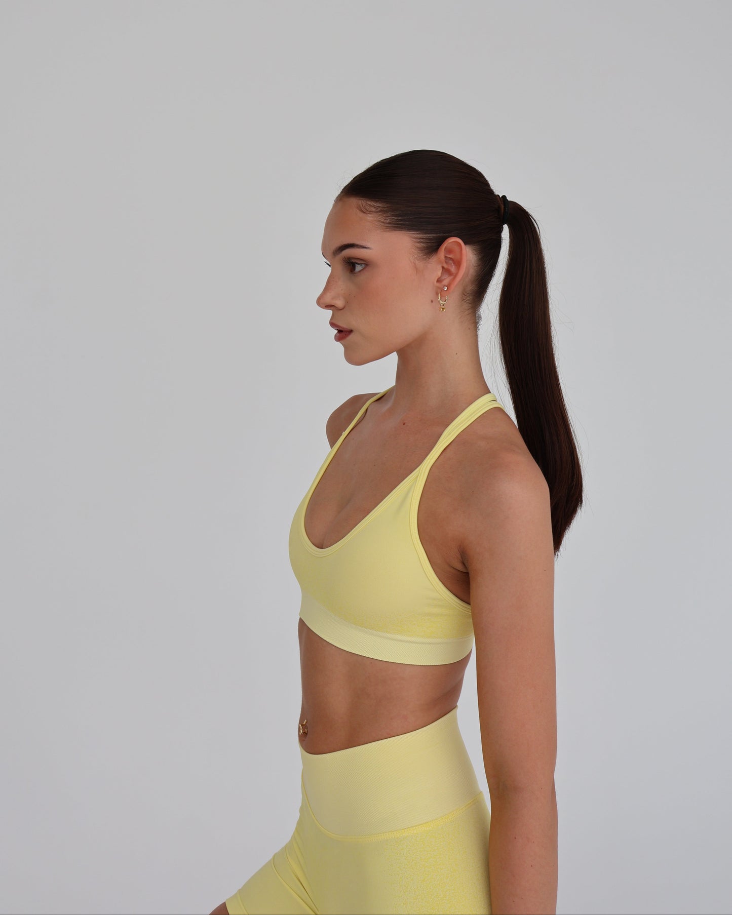 Recoil Crop Top - Lemon