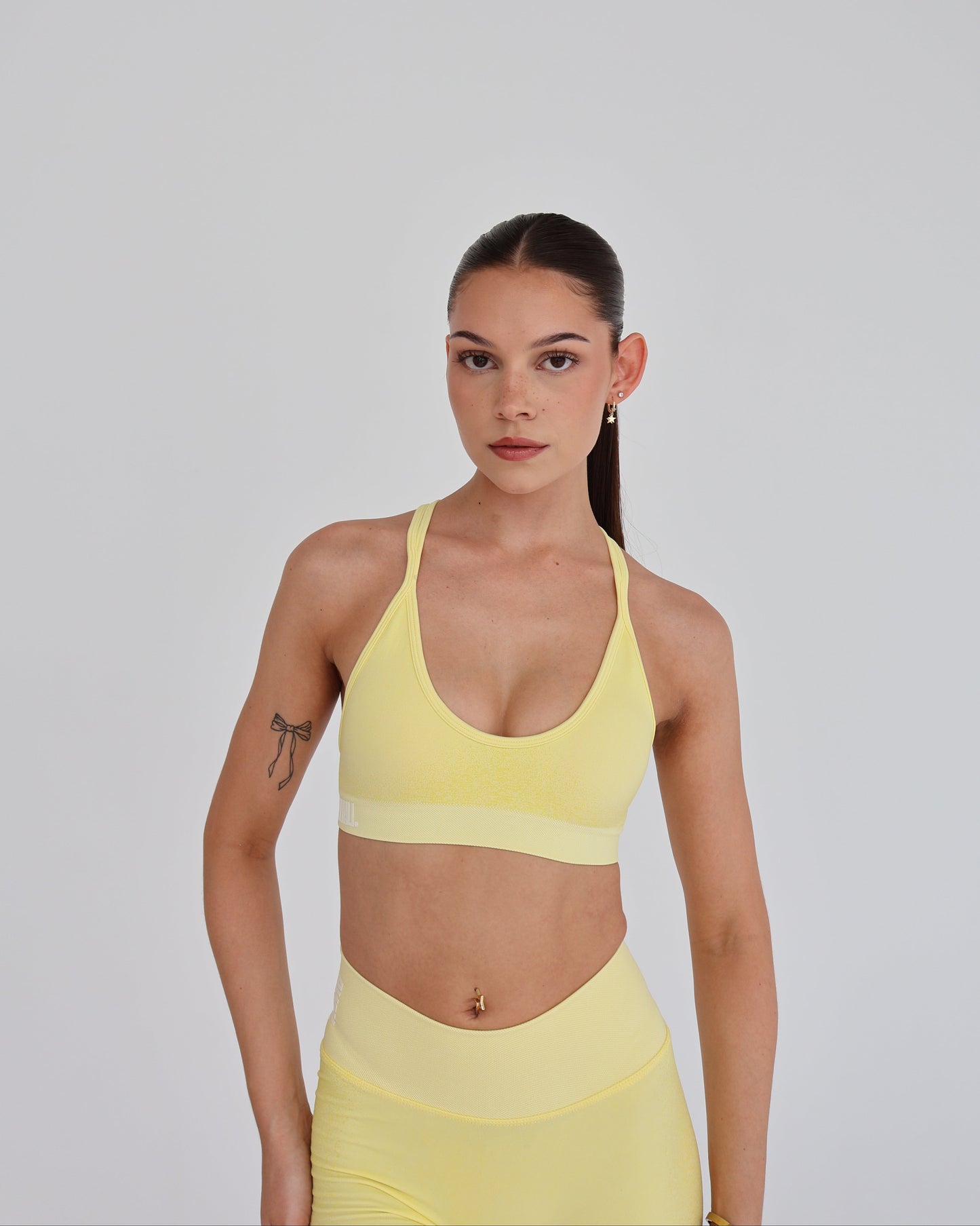 Recoil Crop Top - Lemon
