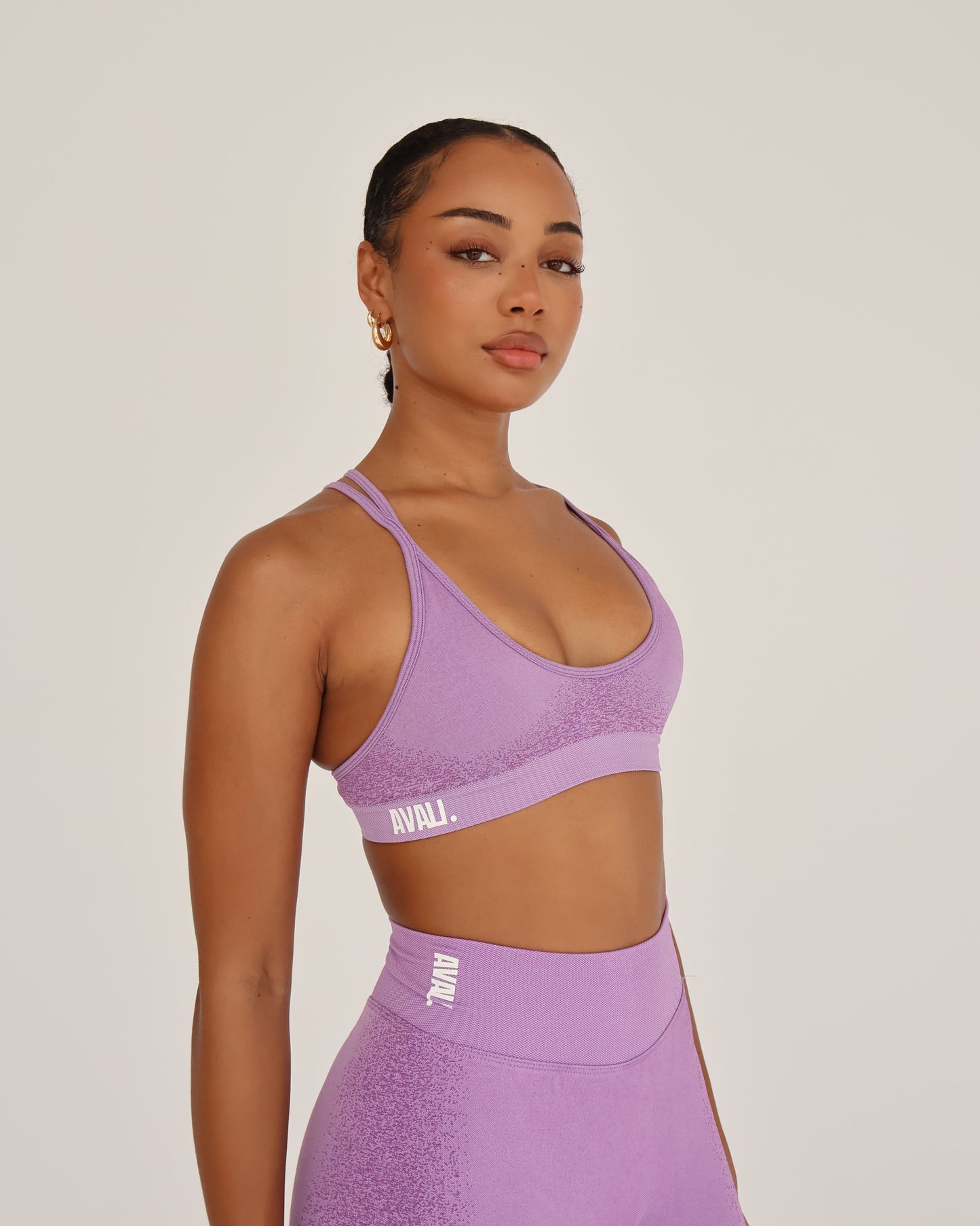 Recoil Crop Top - Lilac