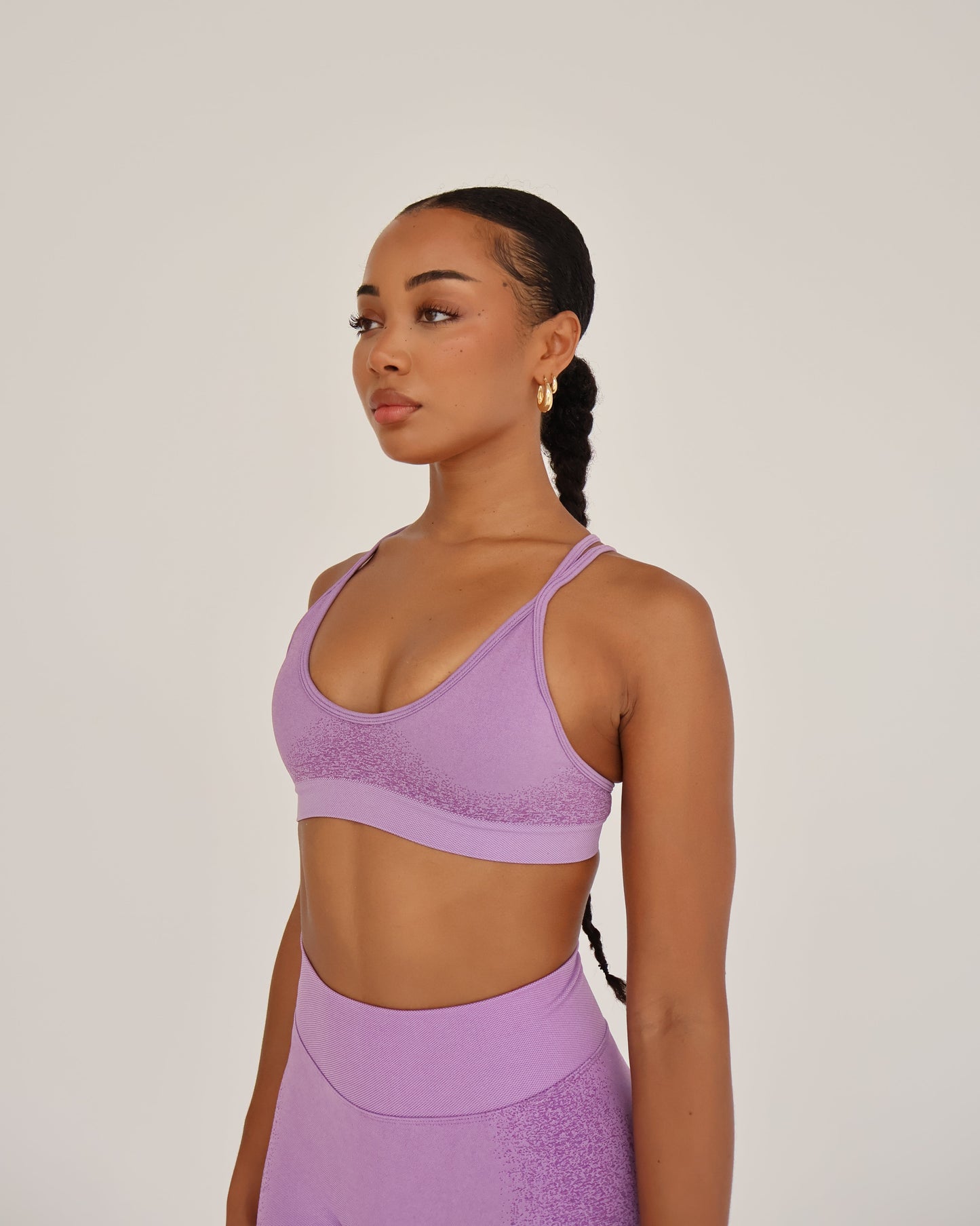 Recoil Crop Top - Lilac