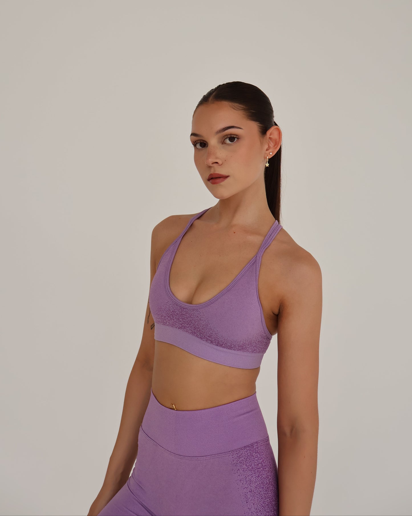 Recoil Crop Top - Lilac