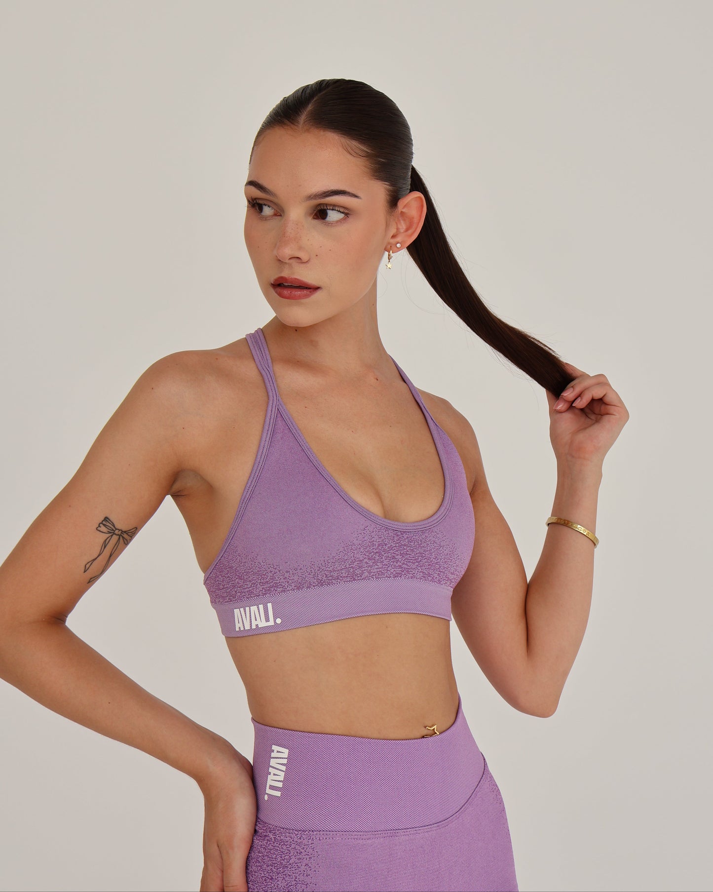 Recoil Crop Top - Lilac