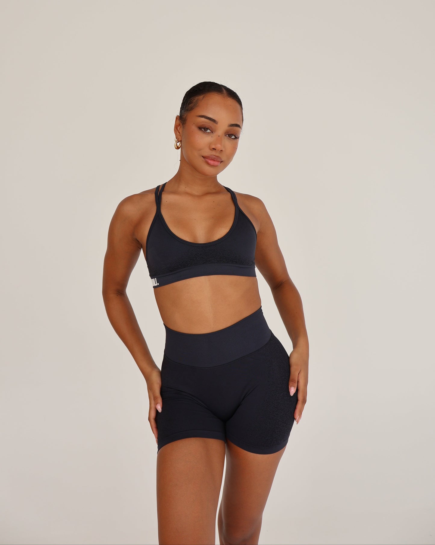 Recoil Crop Top - Charcoal
