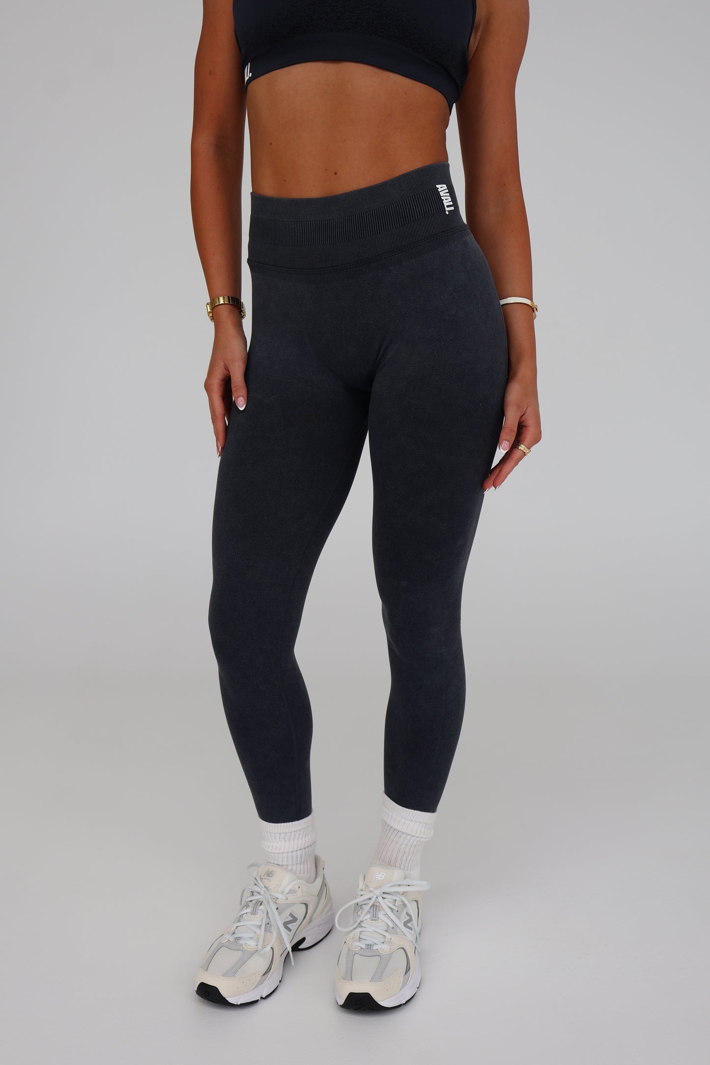 BBL Leggings - Washed Black