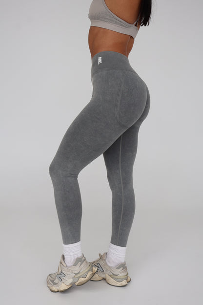 BBL Leggings - Washed Grey
