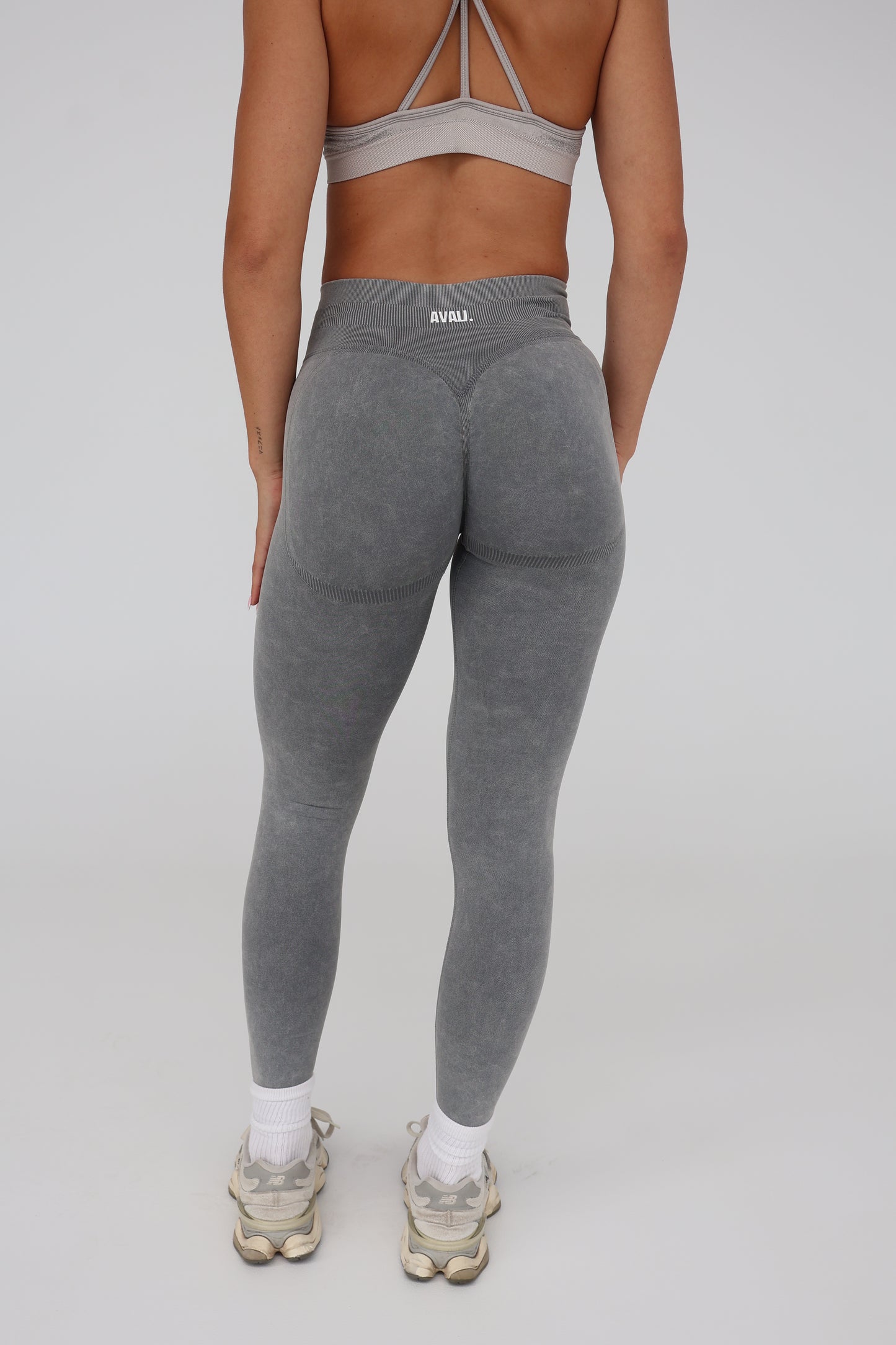 BBL Leggings - Washed Grey