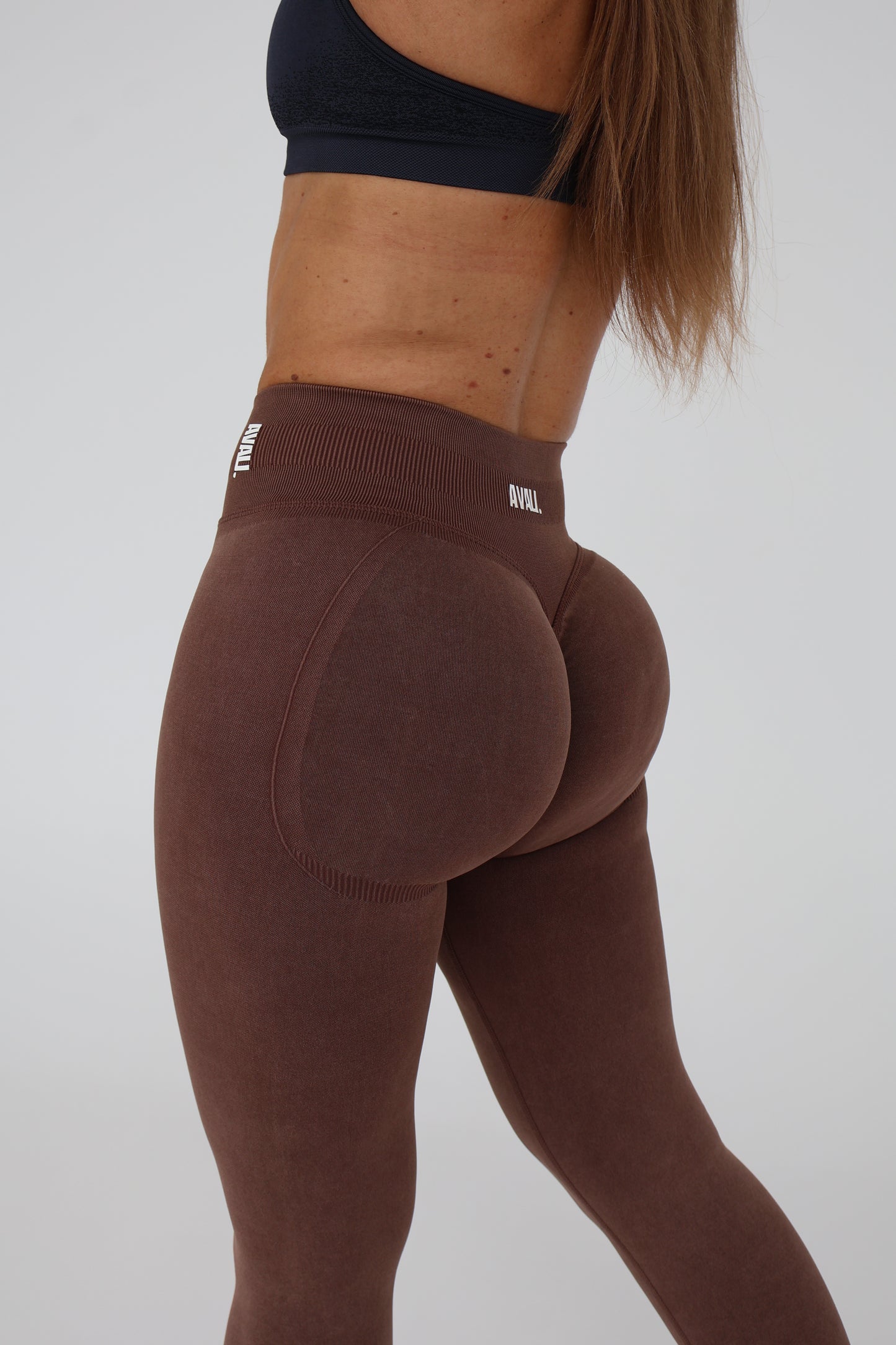 BBL Leggings - Washed Brown