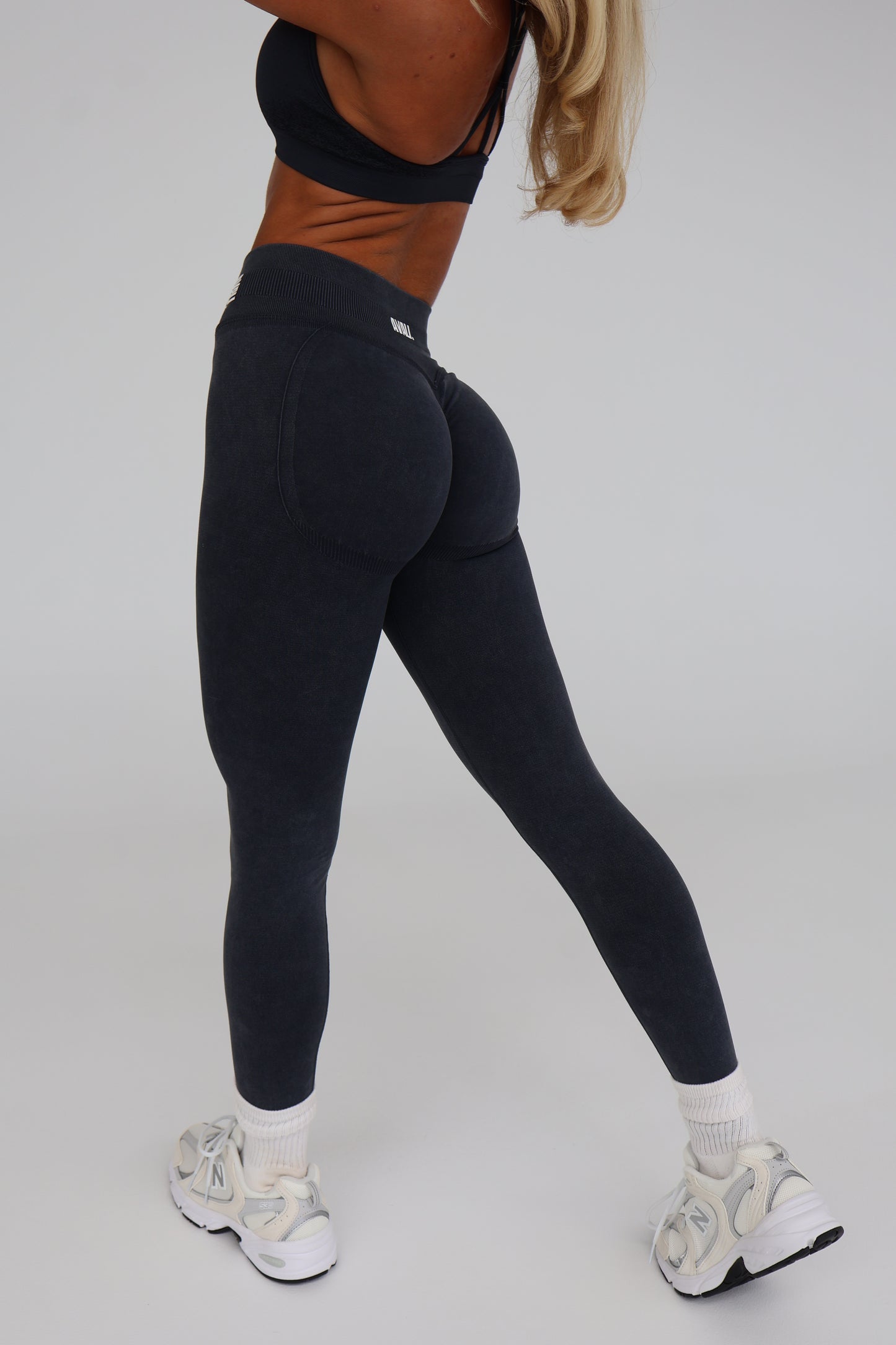 BBL Leggings - Washed Black