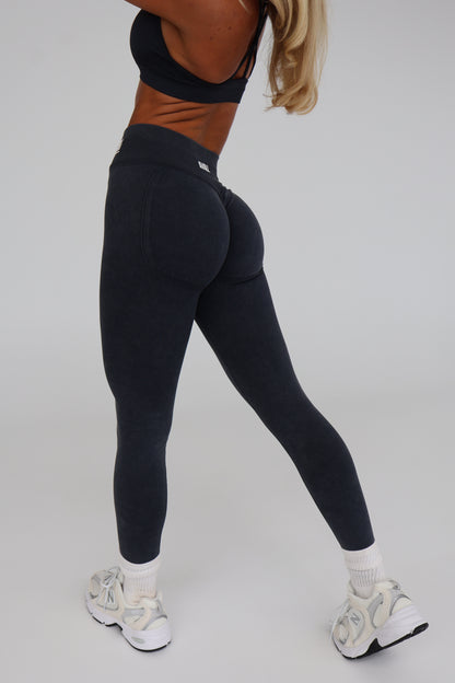 BBL Leggings - Washed Black
