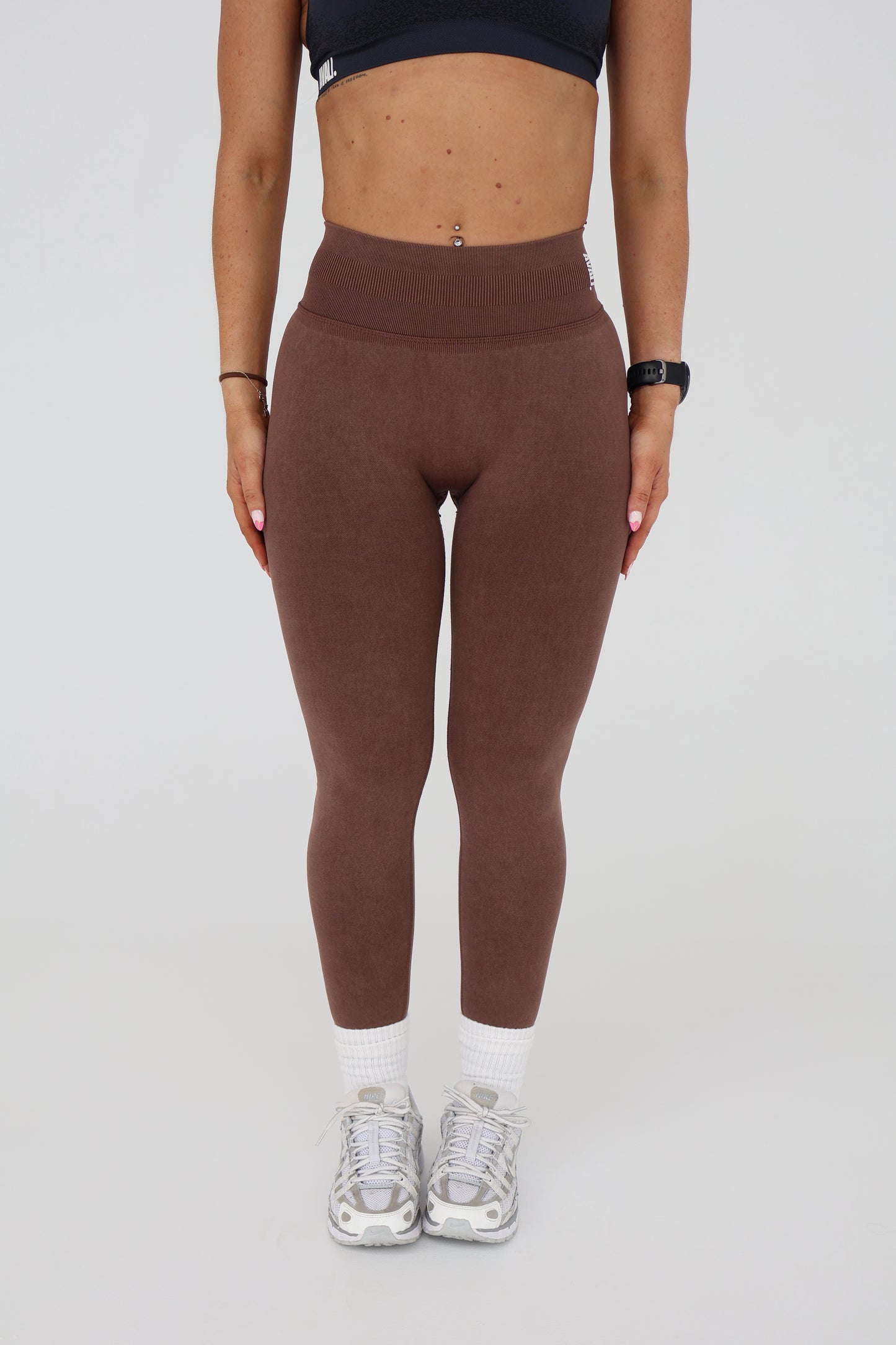 BBL Leggings - Washed Brown