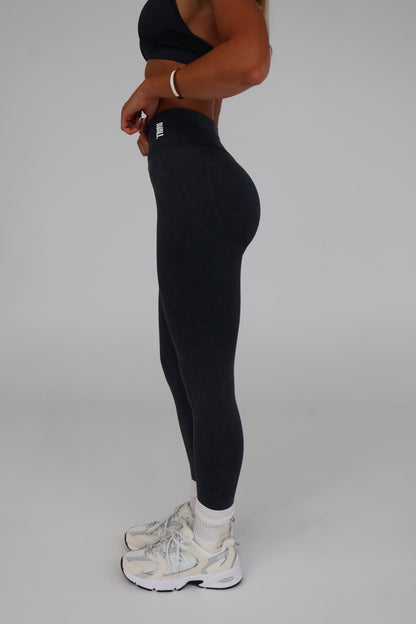 BBL Leggings - Washed Black