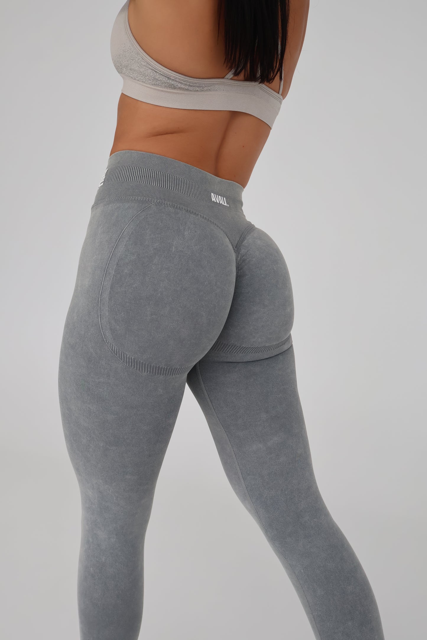 BBL Leggings - Washed Grey
