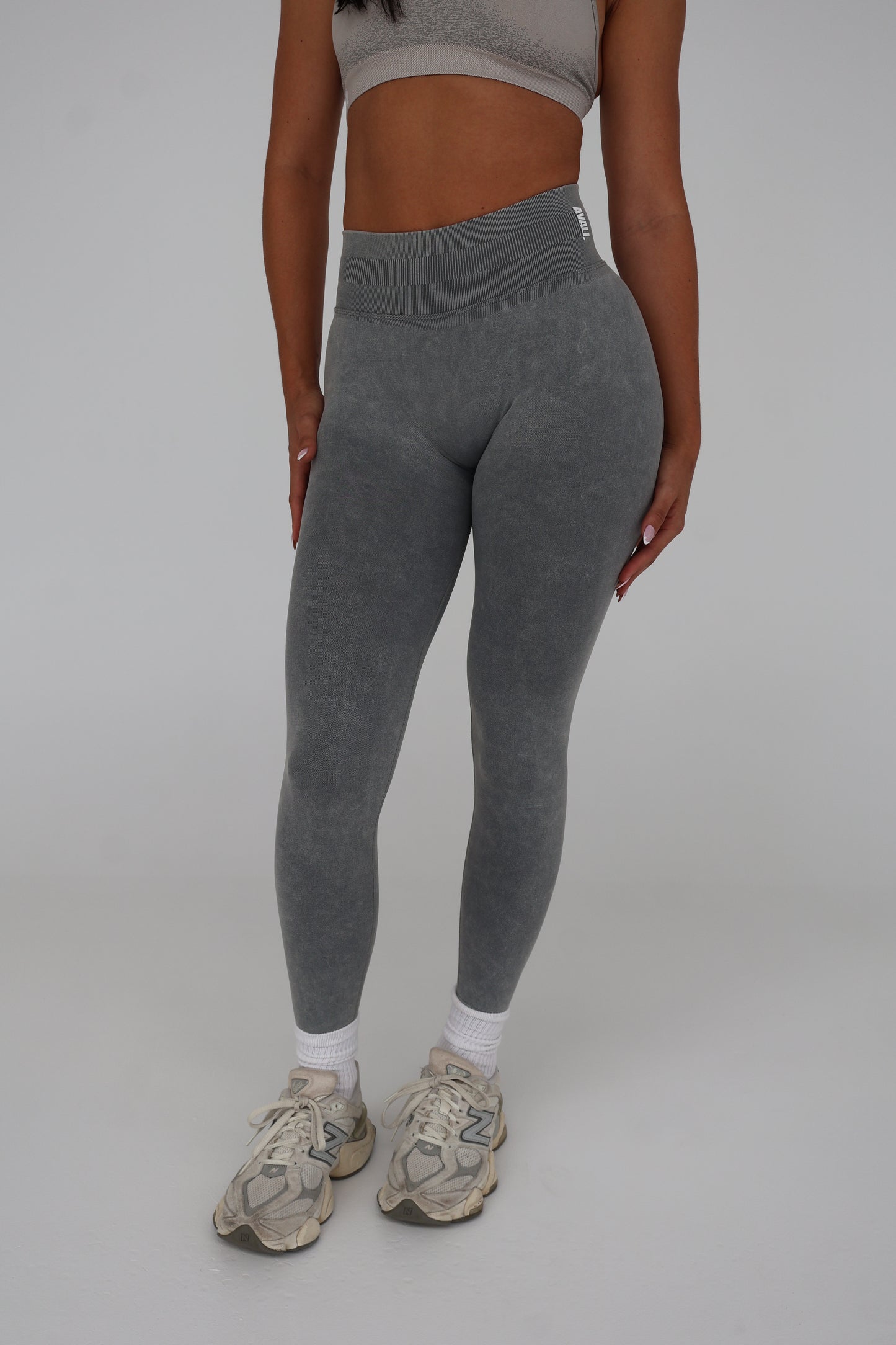 BBL Leggings - Washed Grey
