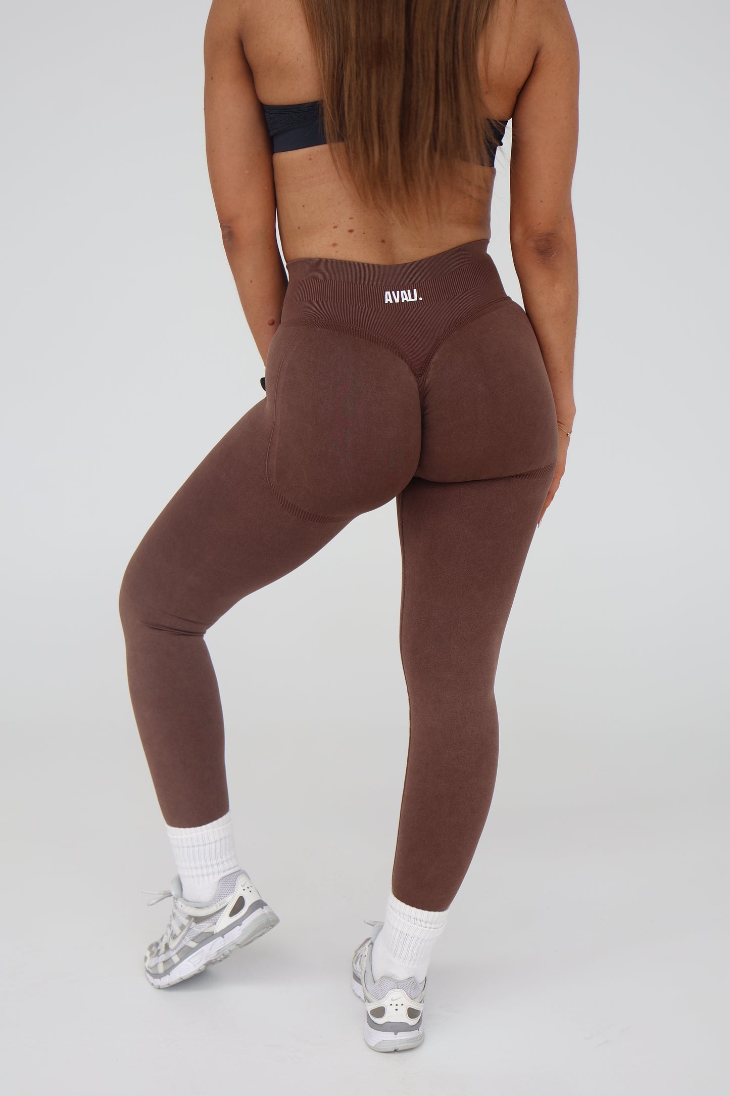 BBL Leggings - Washed Brown