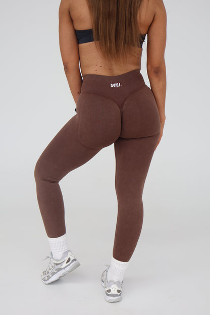 BBL Leggings - Washed Brown