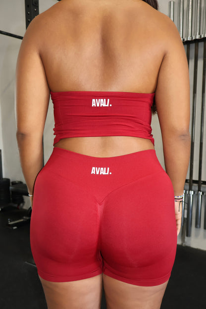 Sculpt Shorts - Cherry