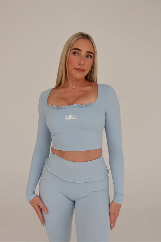 Frill Long Sleeve - Moon White
