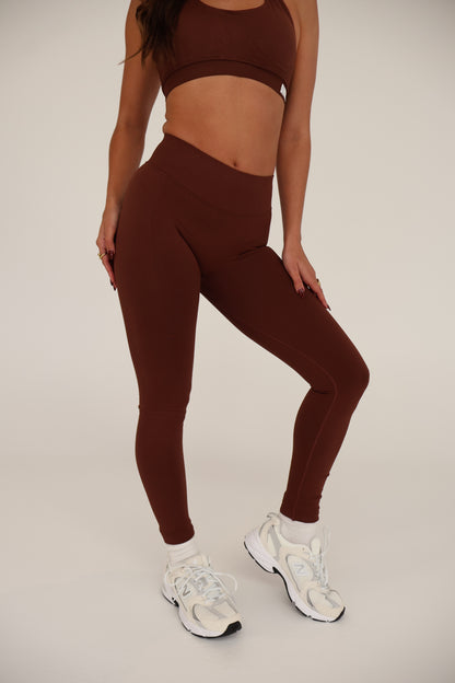 Elevate Leggings - Brown