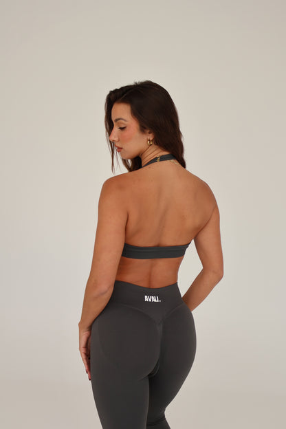 Elevate Crop Top - Graphite